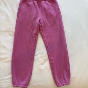💗 Athleta Girl Joggers | Size M (8–10) | Soft Pink Sweatpants | Never Worn